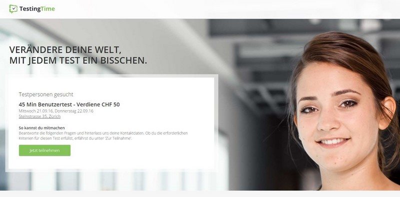 TestingTime - Portal für Benutzertests vorgestellt