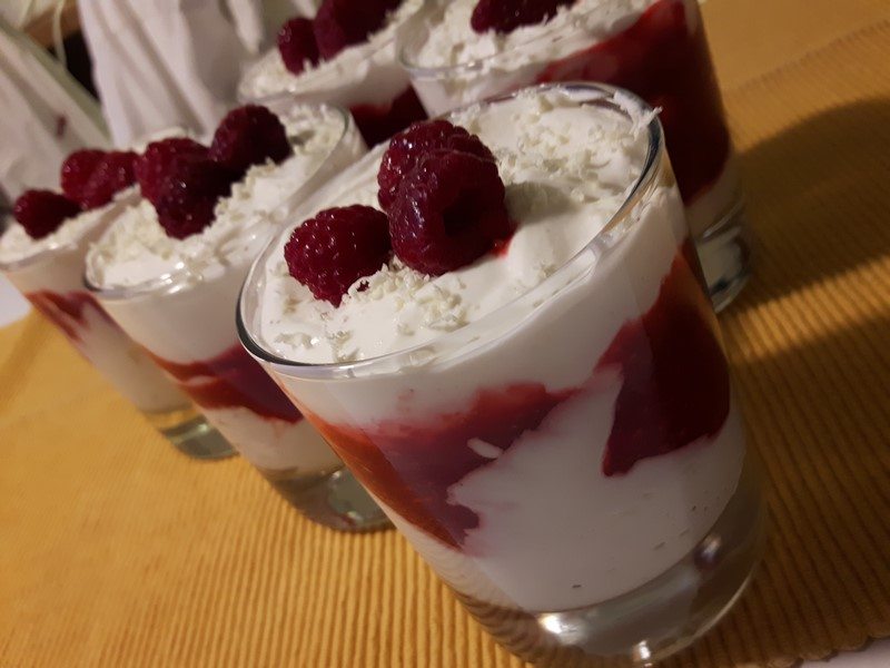 Rezept: Himbeer-Mascarpone-Quark-Creme