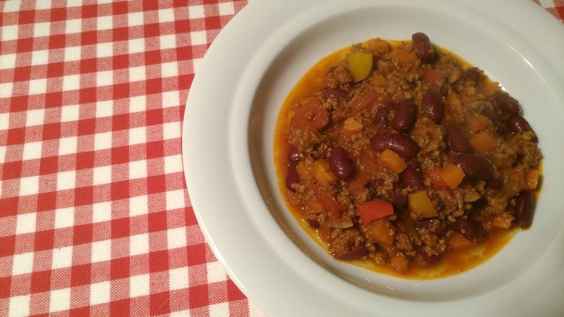 Rezept: Chili con Carne mit Kakao (low carb)