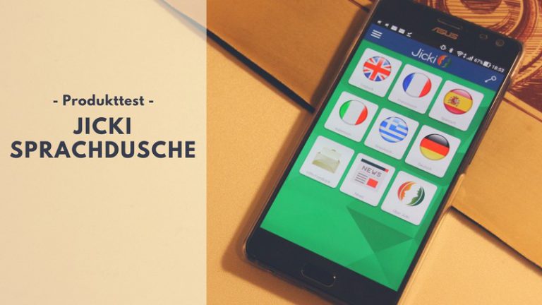 Jicki Sprachdusche - Eine Sprachlern-App Im Test