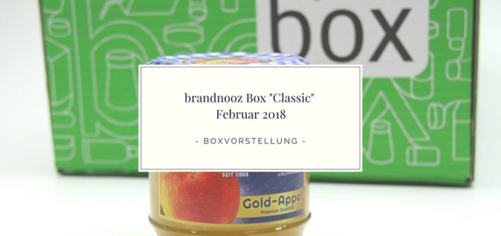 brandnooz Box Februar 2018 vorgestellt