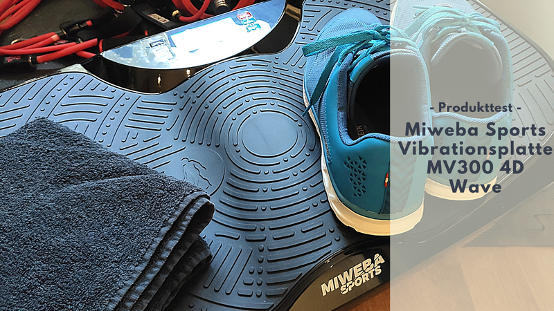 Miweba Sports Vibrationsplatte MV300 4D Wave - Effizientes Training im Home Gym