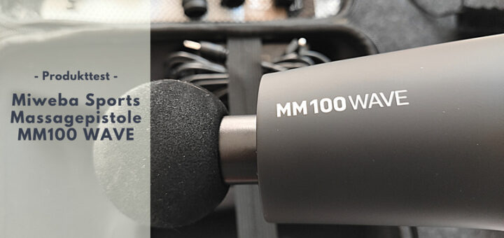 Miweba Sports Massagepistole MM100 WAVE - Rückenschmerzen & Muskelkater adé