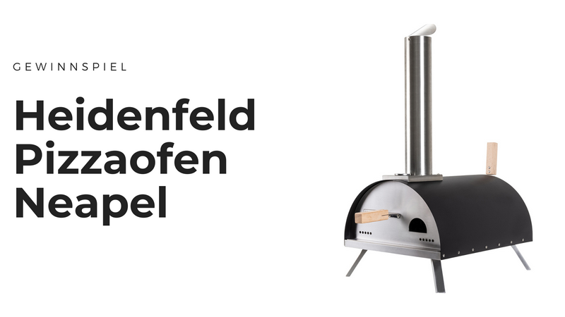 Heidenfeld Hybrid-Pizzaofen Neapel von Miweba - Perfekte Steinofenpizza in wenigen Minuten