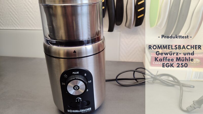 ROMMELSBACHER Gewürz und Kaffee Mühle EGK250 im Test